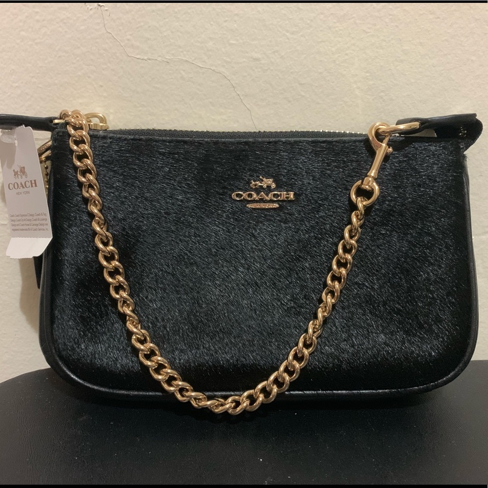 Coach mini purse HAIRCALF LG WRL 19